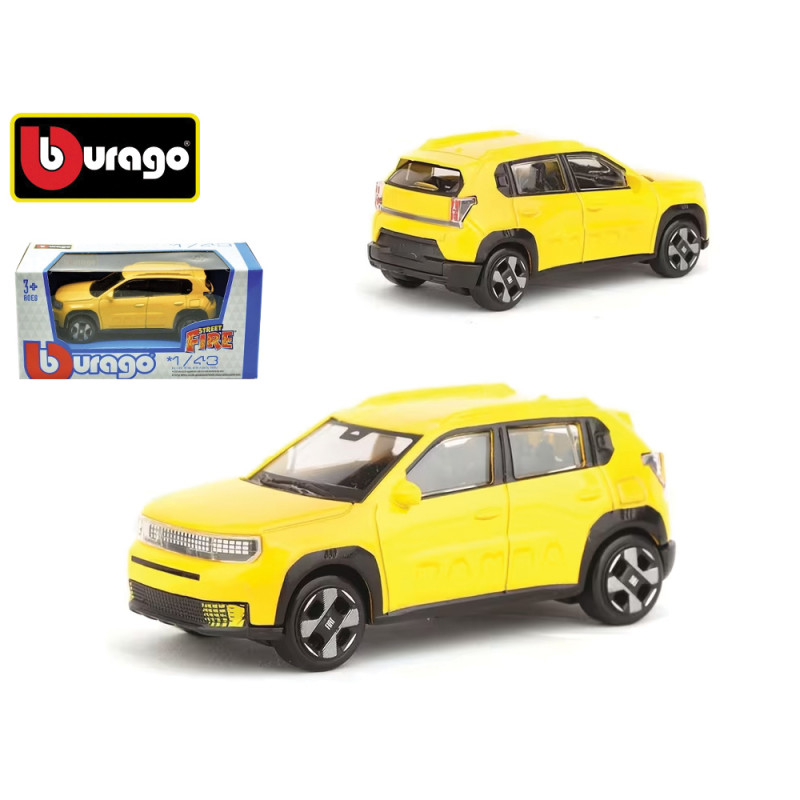 Modellini Bburago auto Fiat Panda EV scala 1:43 die cast pz
