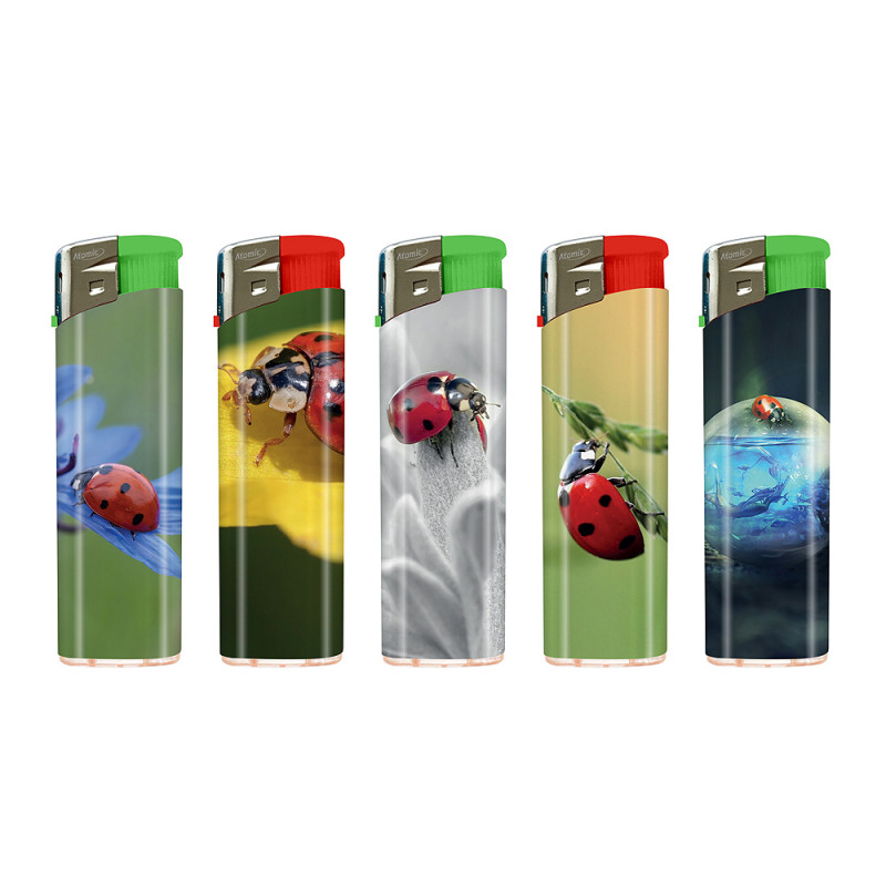 Accendino Atomic piezo Ladybug