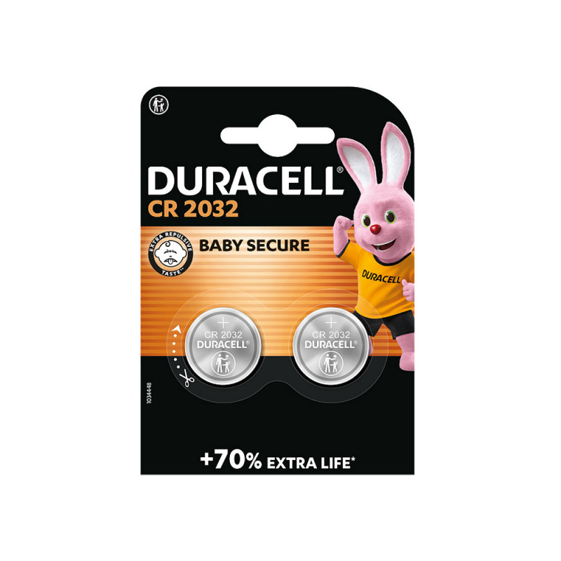 Micropile Duracell CR2032 per elettronica