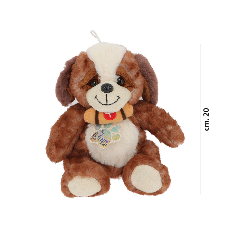 Peluche san bernardo cm. 20