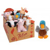 Peluche Pelux animali della fattoria cm 18 in espositore da 9 pezzi