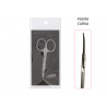Forbici manicure punta curva