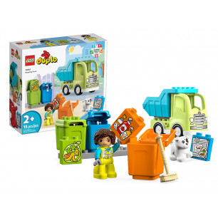 Lego Duplo 10987 Camion riciclaggio rifiuti
