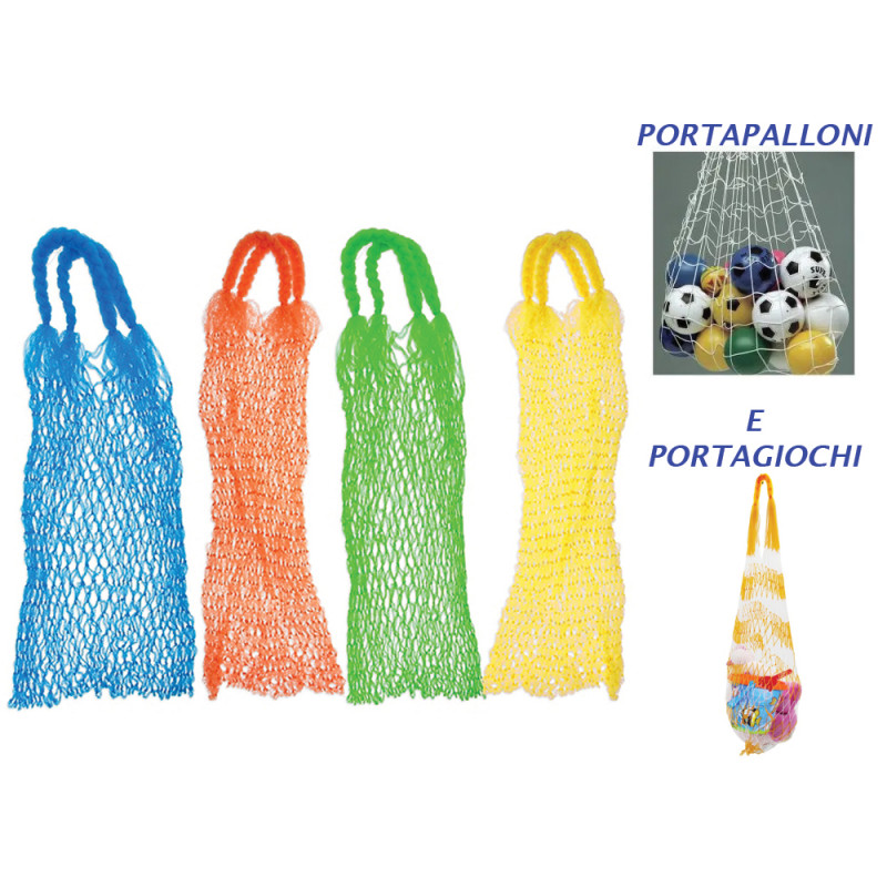 Borsa rete cm. 90 portagiochi e portapalloni