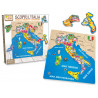 Puzzle ad incastro scopri l'Italia 13 tasselli