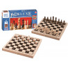 Scacchi dama e backgammon in legno