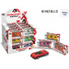 Display 24 auto a ruota libera in metallo 8 modelli