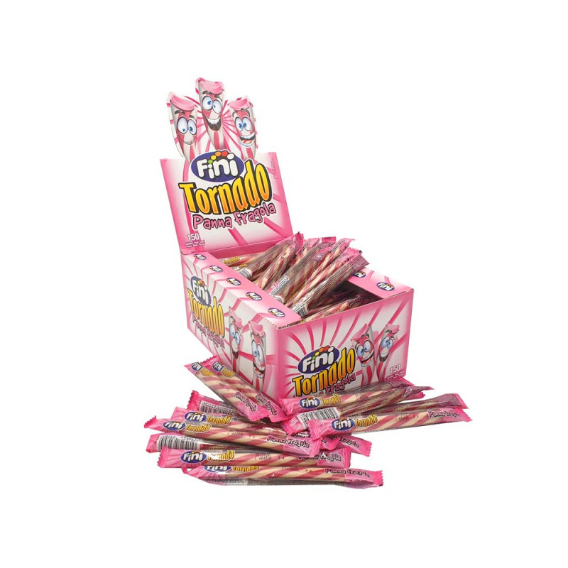 Strisce Tornado Panna e Fragola