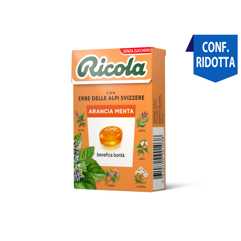 Caramelle Ricola Aranciamenta