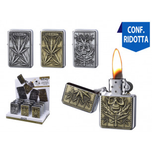 Accendino Champ da regalo antivento Leaves