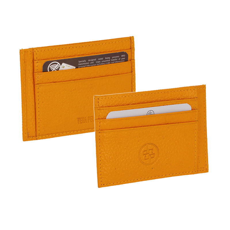 Porta carte DNUP in pelle colori assortiti