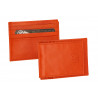 Portacarte DNUP in pelle con bottone colori assortiti