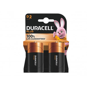 Pile Duracell Torcia D blister da 2 pile