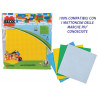 Set 4 piastre Blox compatibili cm. 25 x 25