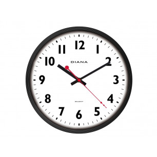 Orologio da muro Nero diametro 30 cm