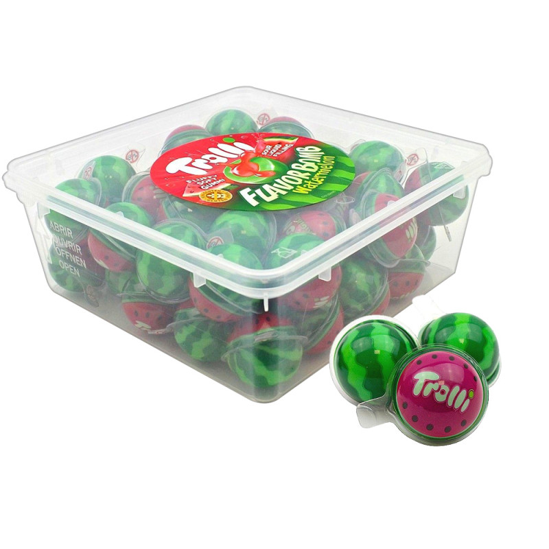 Caramelle Watermelon Splash in vaschetta da 45 pz