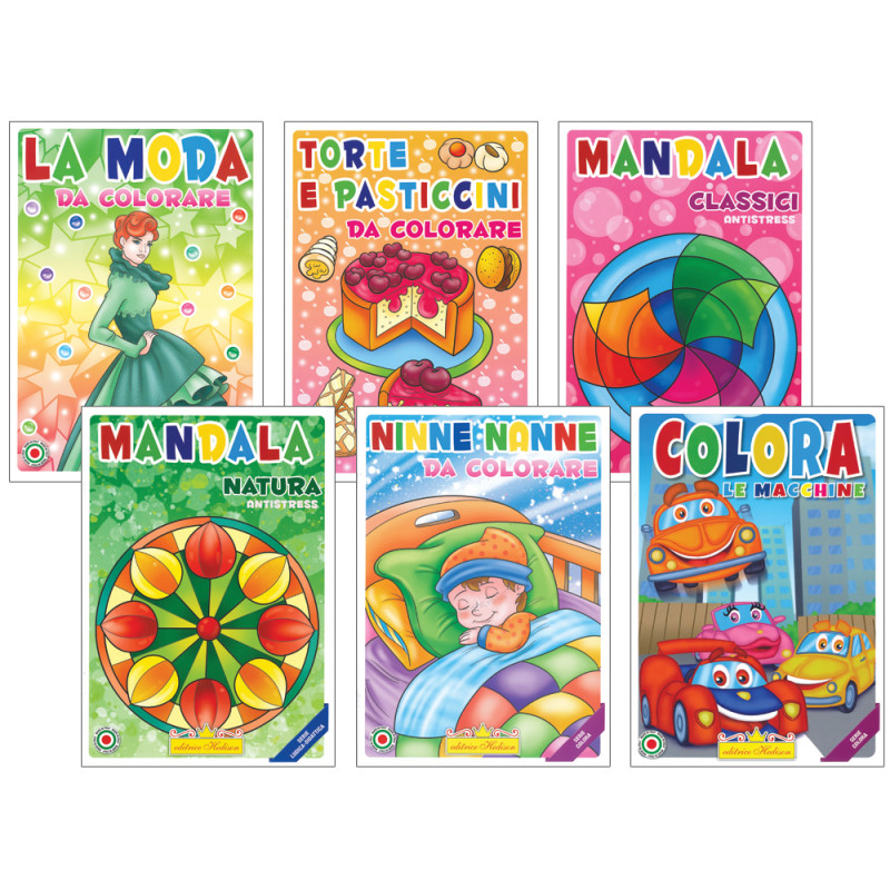 Libri da colorare linea Colora