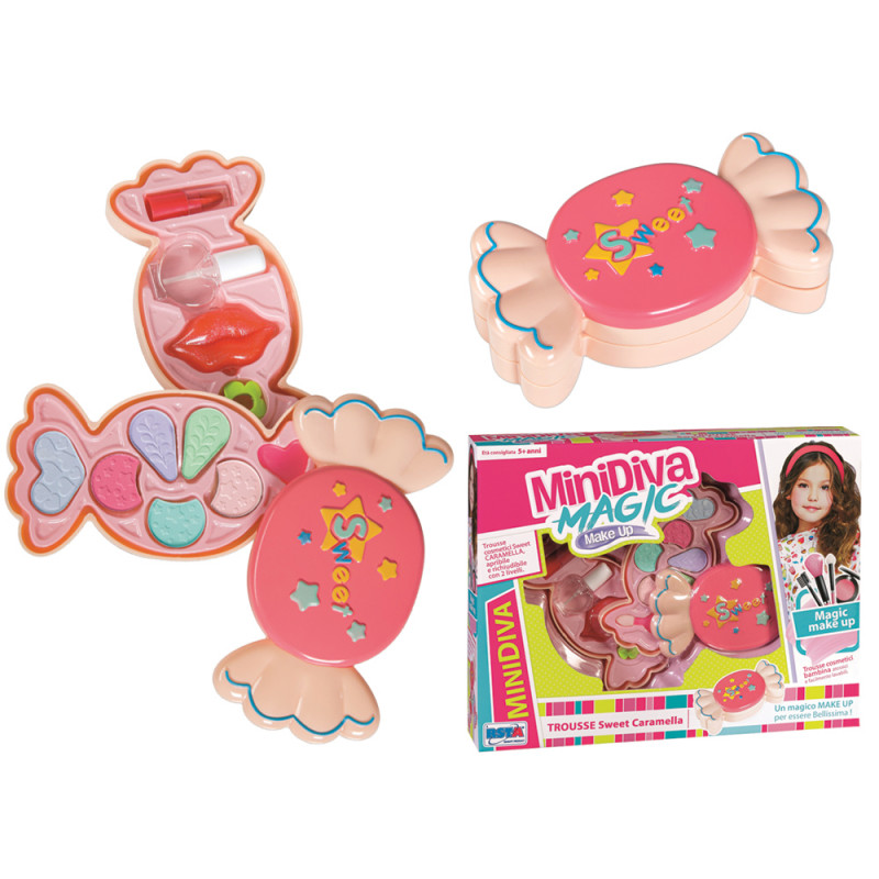 Trousse trucchi giocattolo caramella 2 livelli