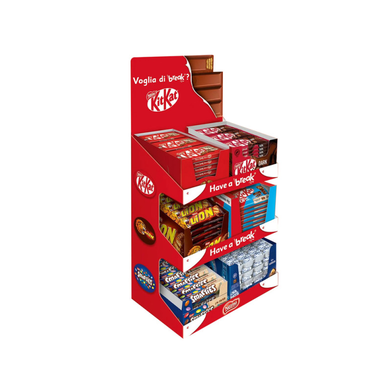 Espositore Nestle da 216 pz