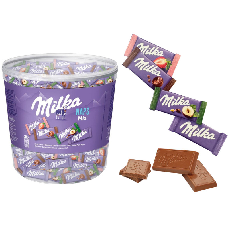 Milka Naps in espo da 207 pezzi (circa 1 Kg)