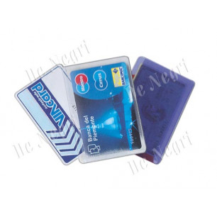 Custodia portacard trasparente colorata