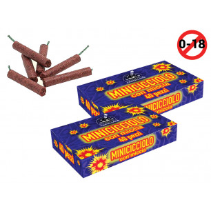 Minicicciolo con miccia astuccio da 40 pz prezzo ad astuccio