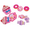 Trousse trucchi a forma di dolcetti 1 livello 3 ass.ti