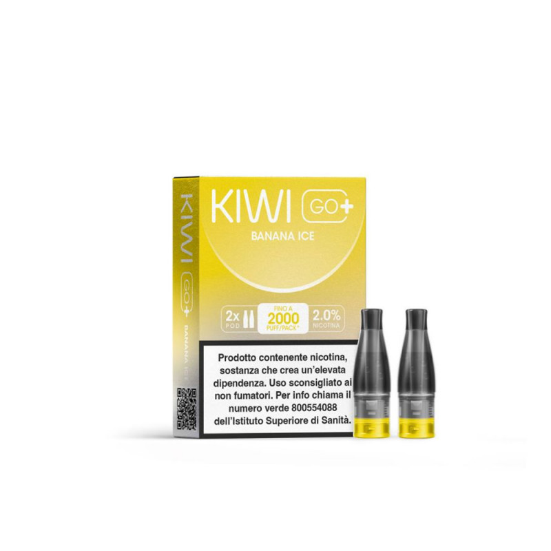 Kiwi Go Plus 2 Pod monouso Banana 2 ml