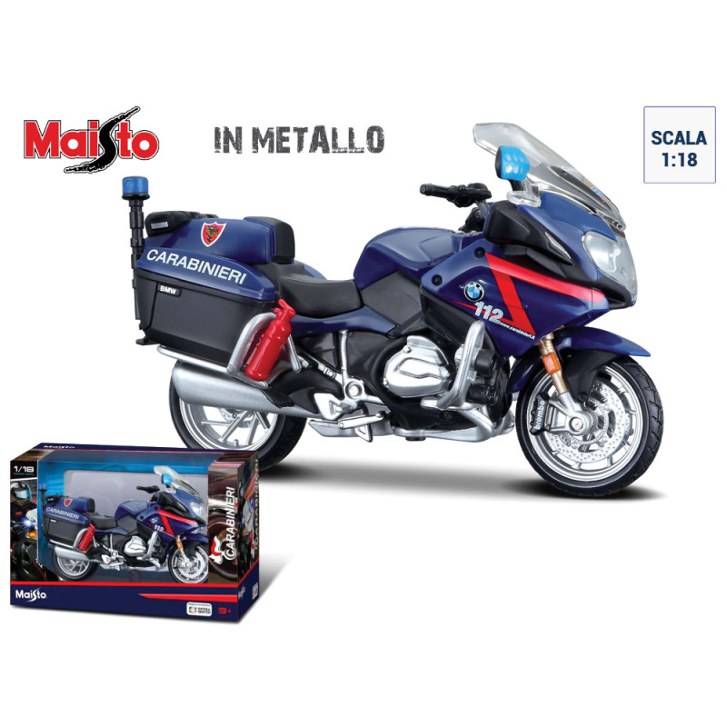 Modellini Maisto moto BMW R 1200 RT Carabinieri scala 1:18