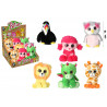 Peluche Pelux animal friend cm. 15 con occhioni display 9 pz