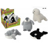Peluche animali del polo cm. 14-22 display 9 pz