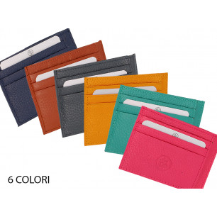 Porta carte DNUP in pelle colori assortiti