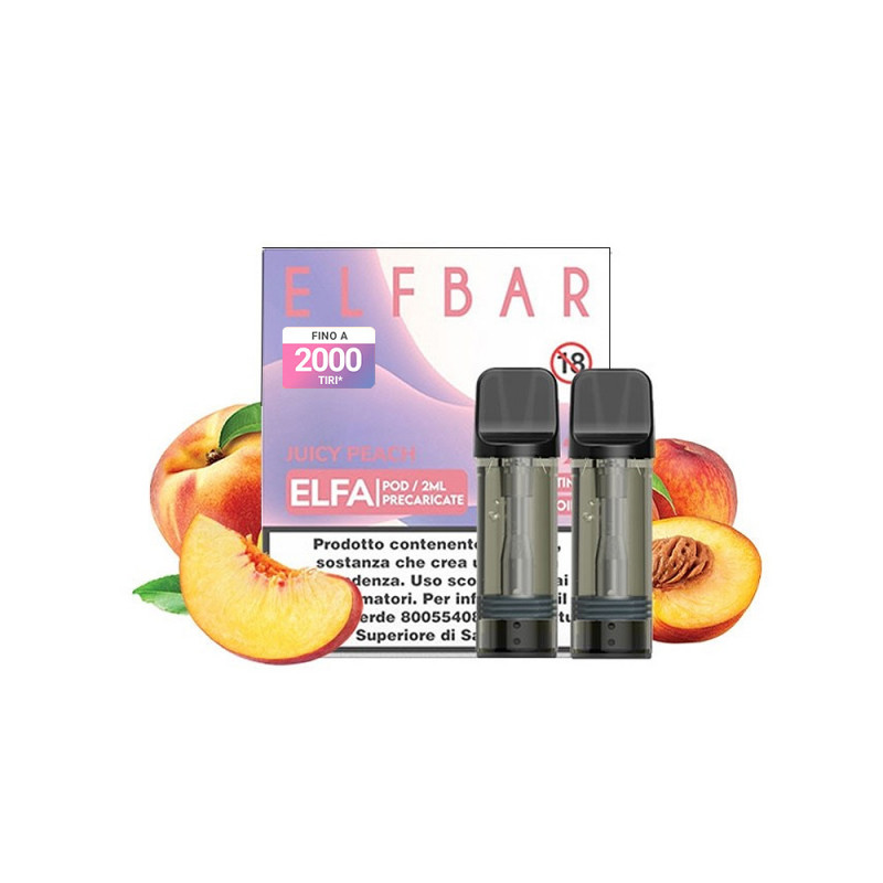 Elfbar Elfa 2 Pod monouso Juicy Peach 2 ml