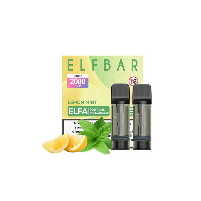 Elfbar Elfa 2 Pod monouso Lemon Mint 2 ml