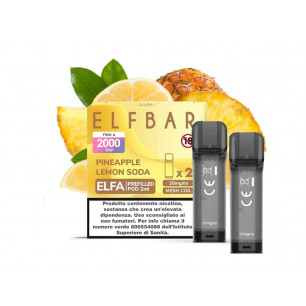 Elfbar Elfa 2 Pod monouso Pineapple Lemon Soda 2 ml