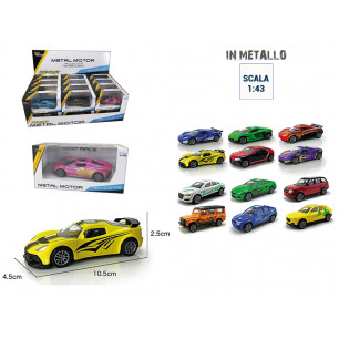 Modellini auto city race in metallo scala 1:43 a retrocarica
