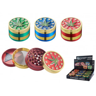 Grinder Champ 4 parti diam 5,2 cm Leaf