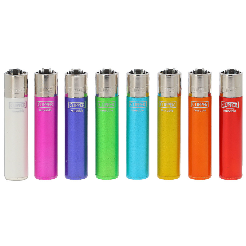 Accendini Clipper Large Crystal ranbow 48 pz