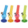 Bong in plastica colorata cm. 15 display 12 pz ass.ti