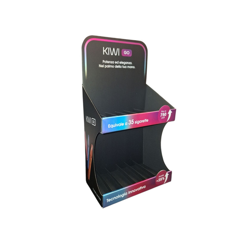Espositore 2 piani Kiwi Go Plus