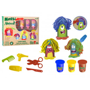 Set pasta da modellare cresci capelli con 3 barattoli 56 gr e accessori
