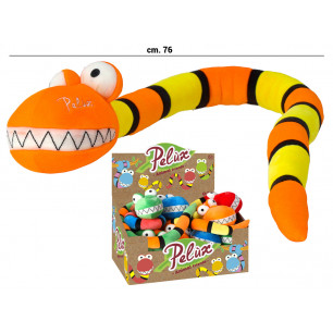 Peluche Pelux serpente colorato cm. 76