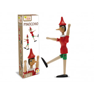 Pinocchio in legno 30 cm