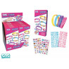Set Crea i tuoi braccialetti display 12 pz