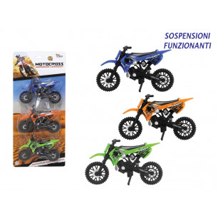 Blister 3 modellini motocross