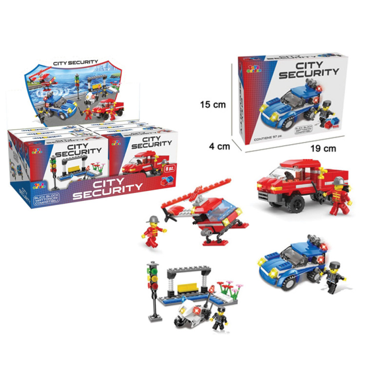 Costruzioni emergenza Blick Block display 8 pz
