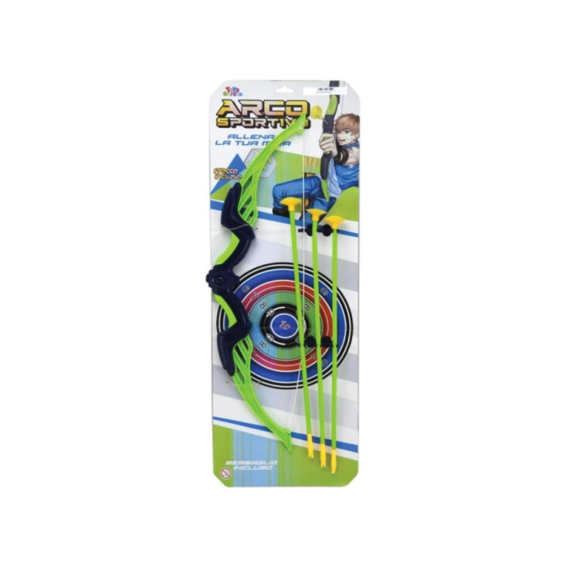 Blister arco moderno con 3 frecce a ventosa