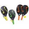 Coppia racchette in plastica padel con pallina