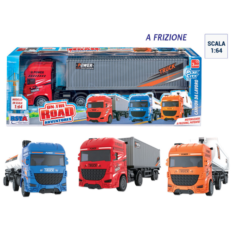 Camion On the Road a frizione scala 1:64