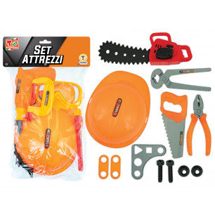 Busta caschetto da lavoro con accessori 2 ass.ti